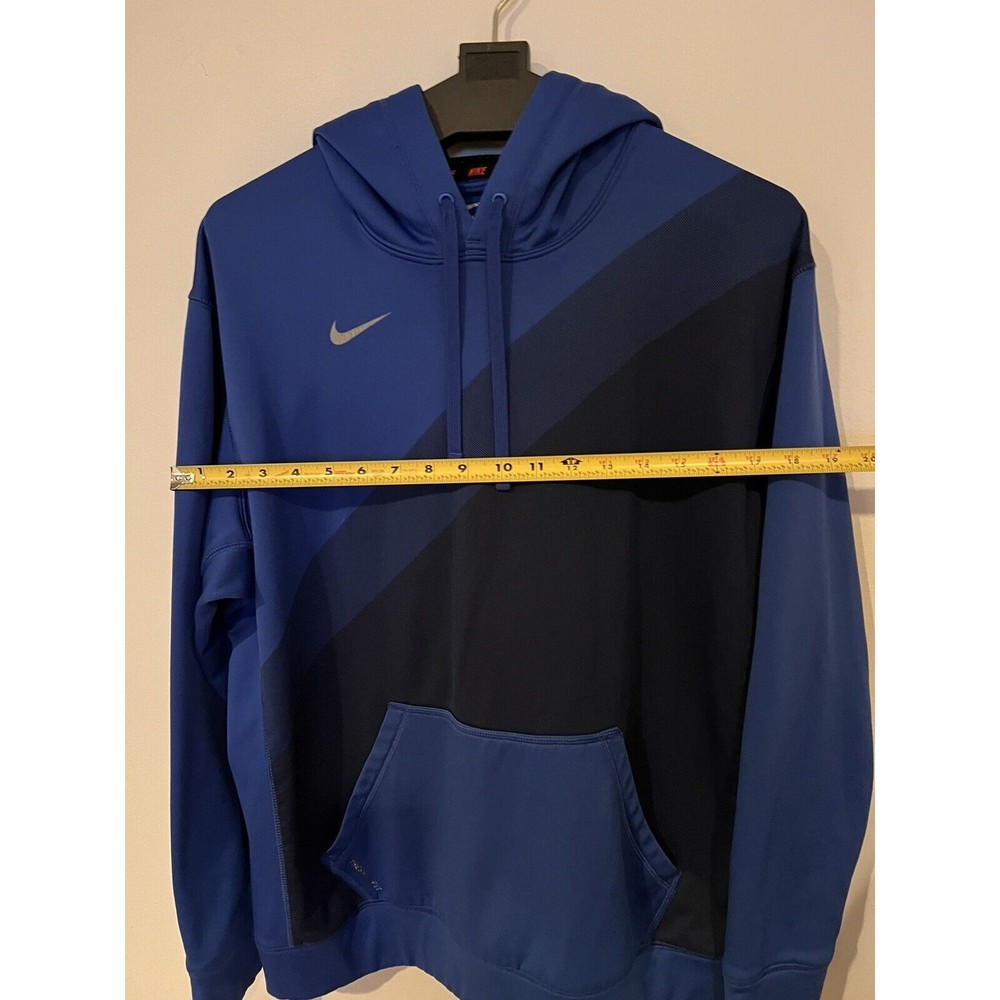 Nike NBA Basketball Long Sleeve Shirt Thermal Fit Size L Men's Blue New - Picture 2 of 11